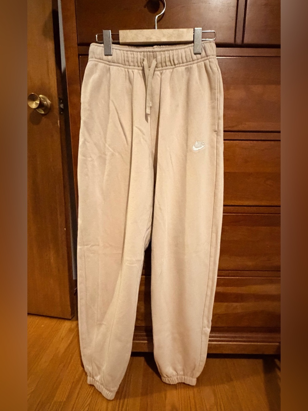 Nike Women’s Light Beige Fleece Joggers
